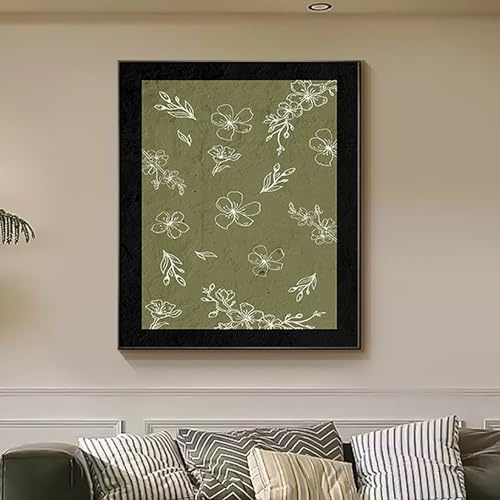 Peinture Décorative pour Boîte À Compteurs, Cacher Les Peintures Art Mural avec Cadre, Cacher Peintures Tableau Decoration Murale, pour Chambre à Coucher, Cuisine(Black 3,50 * 70cm/20 * 28in)