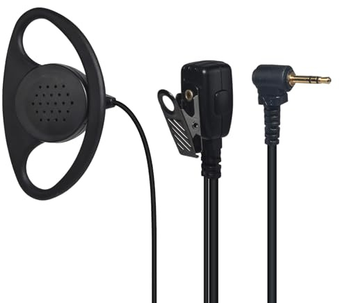 YNIBST Funkgerät D-förmiges Headset Kompatibel mit Motorola Talkabout | Kopfhörer mit PTT-Mikrofon für Funkgeräte , für T62, T82, T82 Extreme, T92, T92 H2O