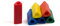AFH-Webshop 6er SPAR SET | Dreieckige Schreibhilfen für Stifte | Griffverdickung | Ergonomische Stiftehalter | GEO | Silikon | Größe: M