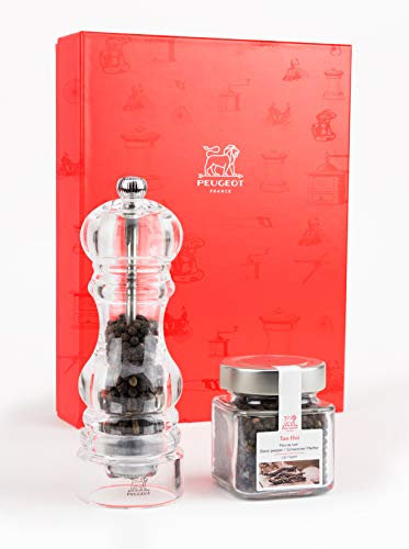 Peugeot Saveurs 35785 Pfeffer in Szene, transparent, Glas, 18 cm