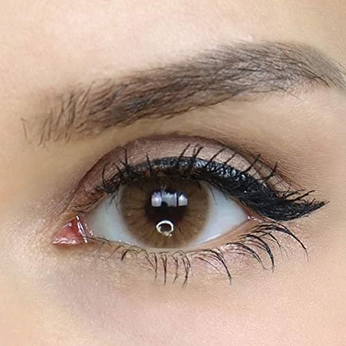 MYSALENS® Lentilles De Contact De Couleur Hidrocor Avela Naturelle Kit De Rangement Boitier Pince applicateur Offert 12 Mois sans correction