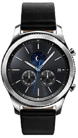 Samsung Gear S3 Classic Smartwatch, 4 GB, GPS, Silver [Versione Italiana] (Ricondizionato)