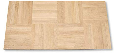 Mosaikparkett Eiche Natur/Select 8mm - Hochwertiges Massivparkett - Verlegeelement Würfel - 4,10qm - 100% FSC®-zertifiziert