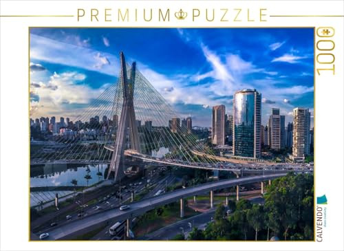 CALVENDO Puzzle Skyline von São Paulo | 1000 Teile Lege-Größe 64 x 48 cm Foto-Puzzle für glückliche Stunden