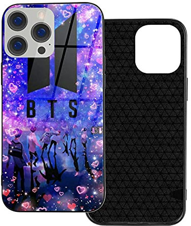 Classic Jhope Jimin Jin Jungkook Suga V RM Design Handyhülle für iPhone Hülle B_T-S Anti-Rutsch TPU Vert Schutzhülle (12 Mini)