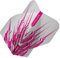 RED DRAGON Peter Wright Snakebite Hardcore Mohawk Pink Dart Flights - 3 Sets Per Pack (9 Flights in Total)