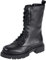 Palado Stiefeletten Damen Ross - gefertigt aus hochwertigem Leder - Made in Portugal - leicht gefüttert - robuste TPR-Sohle - ideal für Herbst und Winter. Schwarz UK5,5 - EU38