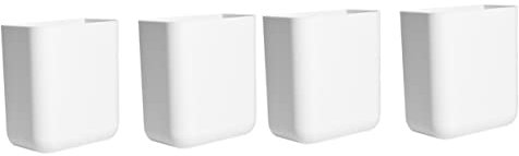 Levemolo Gestelle 4 Stück Wanddosen Telefonsteuerung Reinigung Kosmetik Schreibtisch Badezimmer Handy Stiftablagen Zubehör Kreative Behälter Universal-Garagenstanzer Medienkorbhalter
