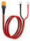 ELFCULB XT60 auf O-Ring-Anschlusskabel,12AWG XT60 Weiblich auf O-Ring Verlängerungskabel für RC Batterie Powerstation(0.6M)