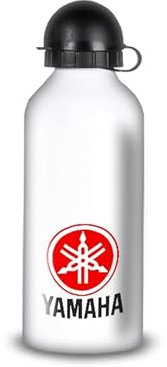Gourde/Bouteille d'eau en Aluminium - Acier Inoxydable (thermos 24h) réutilisable 330ml à 750ml, Moto (Aluminium, Gourde Sport 650ml)