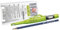 Pica Dry Tieflochmarker Set - Druckbleistift mit automatischem Minenvorschub und 10 Ersatzminen graphit 2B