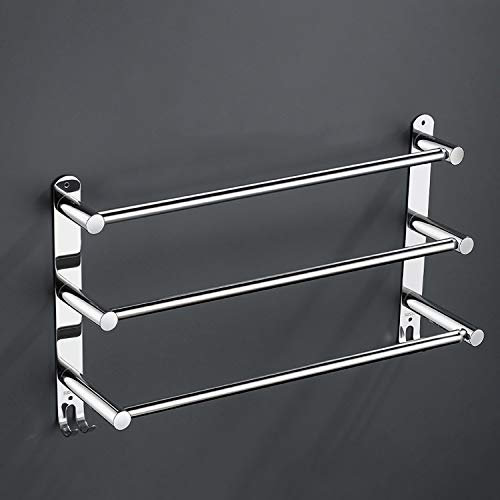 Generisch Porte-serviettes Mural de Salle de bain à Domicile/Porte-serviettes Mural 50Cm-90Cm Porte-serviettes extensible rétractable Pour Cuisine, Salle de bain, toilettes/3 Kes ()