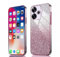 PEIYE Cover per Xiaomi Redmi 13 4G / Poco M6 4G - Custodia Antiurto in Silicone Morbido, con Bordo Elettroplastificato e Carta Glitter Integrata, Case -Rosa Gradiente