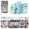 SCISSH Greeting Cards mit Stickern - K-Pop Fan von I-DLE - 124 Stück - 60 Stück Fotokarten, Grußkarten, Sammlung, Mini-Karte, Postkarte und 64 Aufkleber (G) I-DLE