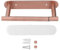 Porte-Papier Hygiénique Multifonctionnel, Porte Papier Toilette Mural en Acier Inoxydable 304, Support pour Rouleau de Papier Toilette, pour Cuisine Et Salle de Bains (Rose Gold)