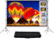 IN&VI Leinwand Beamer 120 Zoll,Beamer Leinwand mit Stativ,Tragbare Beamer Leinwand Outdoor,Format 16:9 HD Faltbare Projektion Leinwand mit Tragetasche für Haus Hinterhof Theater Nächte