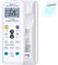 TECHZOCO Telecomando universale per aria condizionata, telecomando a distanza aria condizionata, K-1028E, 1000 in 1 A/C telecomando LCD digitale, compatibile con fino a 1000 marche di aria