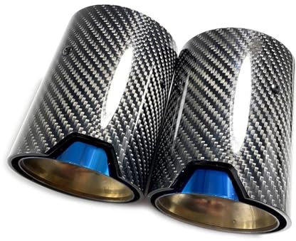 NYSQOFMB Auto Auspuff Endrohr Eine Schalldämpferspitze Für F20 F22 F30 Für M135i Für M140i Für M235i Für M240i Für M335i Für M340i F87 F80 F82 F83 Auspuffrohr Auspuff Schalldämpfer(IN 67-Out 80)