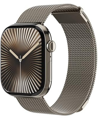 VONMÄHLEN Milanese Loop 2 – Stilvolles Edelstahlarmband mit Magnetverschluss, verstellbar, hochwertig, kompatibel mit Apple Watch