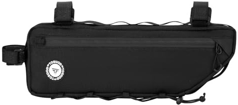 TOSUOD 3L Waterproof Bike Downtube Bag, 3-Side Hook & Loop Straps Quick Install for Mountain Road Bike