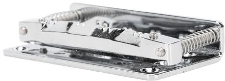 SPYMINNPOO Metal Mandolin Bridge Replacement, Stylish Design, Improve Tone, Volume, and Sustain with Rustproof Cr Alloy 8 String Bridge Plate, Crafted From Metal for 8 String