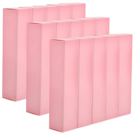 DOITOOL Lippenstift Verpackungsboxen und Eleganter Glatter Oberfläche in Rosa aus Papier 15 Stück mit Stabilem Schutz zur Praktischen Aufbewahrung von Lippenstiften und Lippenbalsam