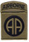 82nd Airborne Division New OCP Patch und Tab zusammengenäht mit Haken (EA)
