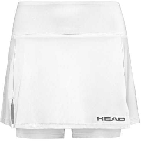 HEAD Club Basic Skirts, Donna, Bianco, L