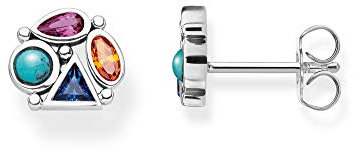 Thomas Sabo Ohrstecker farbige Steine 925 Sterling Silber H2034-320-7
