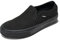 Vans Asher, Zapatillas Deportivas Mujer, Black and Black, 38 EU