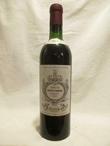 margaux château ferrière rouge 1964 - bordeaux