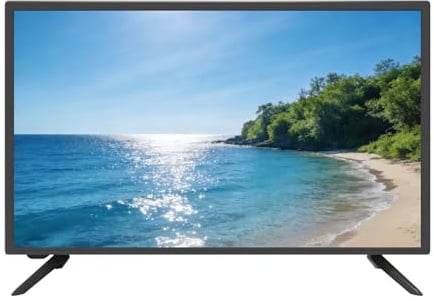 ATYME 24 pouces Classe 60Hz 720p HD LED TV écran plat, télévision non intelligente, classe 24, petit téléviseur à écran plat, HDTV LED avec 1 port USB, 2 HDMI, 1 connexion VGA ARC 240AH5HD