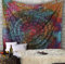 RAJRANG Mandala Wandtuch - Mehrfarbiger dekorativer Strandtuch-Hippie-Wandteppich Elefant werfen Wandteppich - 230 x 213 cm