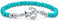 Bling Jewelry Bracelet Empilable D'Ancre De Bateau En Corde Nautique Bleu Turquoise Stabilisé Pour Femmes Et Hommes En Acier Inoxydable Argenté