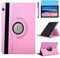 Custodia per Huawei MediaPad T5 10 Tablet 10.1 inch (AGS2-W09 AGS2-L09 AGS2-L03) - Rotazione di 360 gradi Custodia protettiva completa per supporto,Con Penna Stilo, Pellicola Per Schermo (Pink)