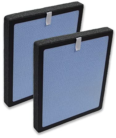 PUREBURG Replacement Filters Compatible with YIOU R1 P1802 Air Purifier & Elechomes P1801 Air Purifier,2-Pack H13 True HEPA + Activated Carbon 2-in-1