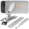 Nail Clippers for Thick Nails, Toenail Clippers Wide Jaw Opening, Heavy Duty Nail Cutter with Catcher, No Splash Fingernail Clipper with Glass File, Thick Toe Nail Clippers for Men Women Adult Seniors