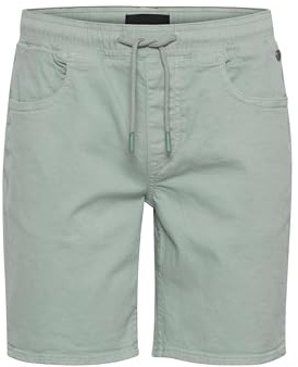 Blend 20715203 Denim Shorts Herren Jeans Shorts Kurze Denim Hose mit Stretch und Kordeln Blizzard Regular Fit, Größe:L, Farbe:Jadeite (165304)