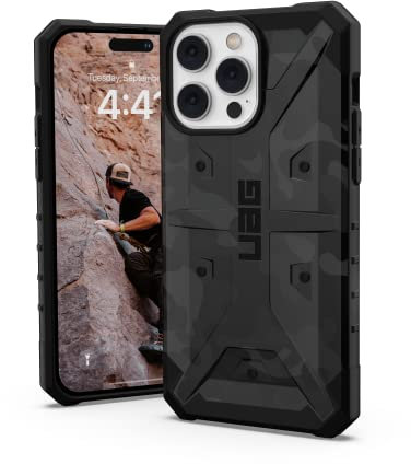 URBAN ARMOR GEAR UAG Designed for iPhone 14 Pro Max Case Midnight Camo 6.7 Pathfinder SE Slim Lightweight Shockproof Dropproof Rugged Protective Cover Compatible with Wireless Charging
