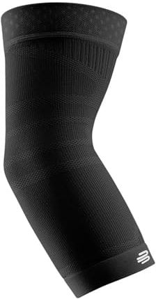 BAUERFEIND Manicotto per gomito Sports Compression Elbow Support, 1 tutore unisex per gomito con compressione, per pallacanestro, atletica e sport a palla, indossabile a destra e a sinistra