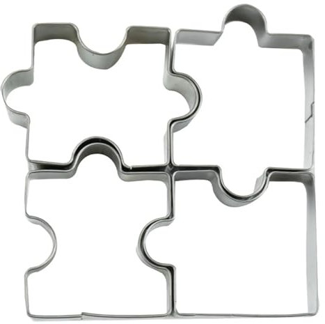 DUNSBY Emporte pièces Moule à Biscuits de Cuisson DIY, emporte-pièce, Puzzle, Outils de Cuisine, Accessoires de Cuisine