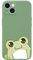 Wihytec Green Frog Phone Case for iPhone 15 PRO MAX Cute Frog Case Cover Liquid Silicone Soft Gel Rubber Anti-Scratch Durable Girly Women Matte Phone Cover Microfiber Lining Protective Cover