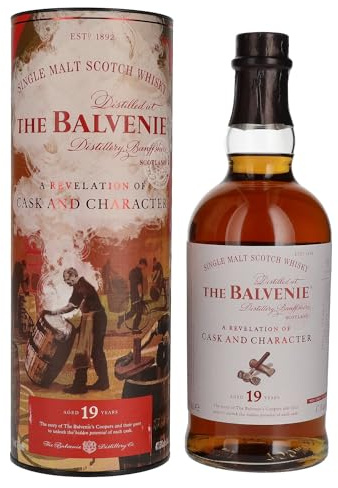 The Balvenie Cask an Character, Single Malt Scotch Whisky 19 Years old, 0,7l in Geschenk-Dose