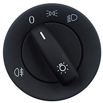 ALPGEN Nebelscheinwerfer Scheinwerfersteuerungsschalter/Fit for VW/Fit for Golf & amp/Fit for Jetta MK 5 6 / Fit for Tiguan Caddy/Fit for Passat B6 CC Auto-Ersatzknopf, YAN-240323