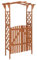 Pergola avec Portail 116x40x204 cm Bois de Sapin Massif,Maison & Jardin,Pelouses & Jardins,Vie en extérieur,Structures extérieures,Arches, treillages & pergolas de Jardin,Brun,22.27 LB,316389