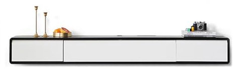 HYANXUE Soporte Flotante Para TV De Madera Maciza, Mueble Para TV Montado En La Pared, Estantes Flotantes Para TV Con 2 Puertas Grandes, Centro De Consola Multimedia De Entretenimiento Moderno(G,140CM