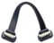 CY Cable USB-C Type C to USB-C Ultra Slim Flat Power USB2.0 Data Cable Angled Connector 65W Fast Charge for Laptop Tablet Phone Black