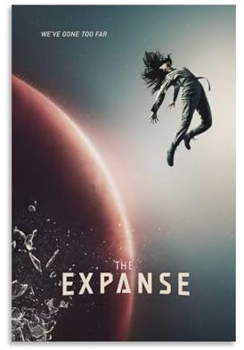 JJXCAC The Expanse TV-Poster, Poster, Leinwand, Wandkunst, Ölgemälde, Dekoration, ungerahmt, 20,3 x 30,5 cm