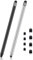 Stylus Pens for Touch Screens,2 Pack Touchscreen Pen 2 in 1 Rubber Stylus Pen for Tablets,iPad,iPhone,Smartphones, All Universal Touch Screen Devices（Black + Silver）