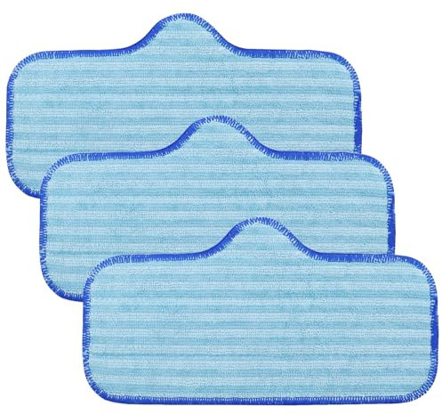 Kaulolado Mikrofaser-Pads für Dupray Neat Dampfreiniger, langlebig, wiederverwendbar und maschinenwaschbar, Mikrofaser-Ersatz-Mopp-Pads für Dupray Dampfreiniger-Zubehör, 3 Stück